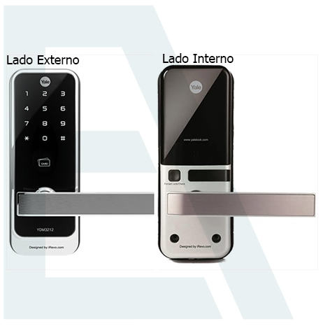 Fechadura Digital YDM 3212 Assa Abloy / Yale - Com Ou Sem Instalação ...