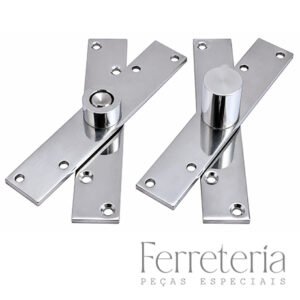 Dobradiça Pivotante Para Porta Sem Regulagem em Inox PF1350 Até 250 kg