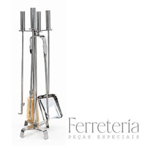 Kit de Limpeza, Jogo de Ferramentas para Lareira ALF20463