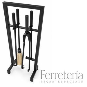 Kit de Limpeza, Jogo de Ferramentas para Lareira ALF20465