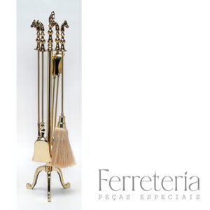 Kit de Limpeza e Jogo de Ferramentas para Lareira ALF20468