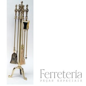 Kit de Limpeza e Jogo de Ferramentas para Lareira ALF20469