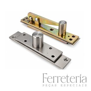 Dobradiça Pivotante Com Regulagem em Inox PFR1416 até 300kg