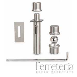 Dobradiça Pivotante Com Regulagem em Inox PFR1441 até 120kg